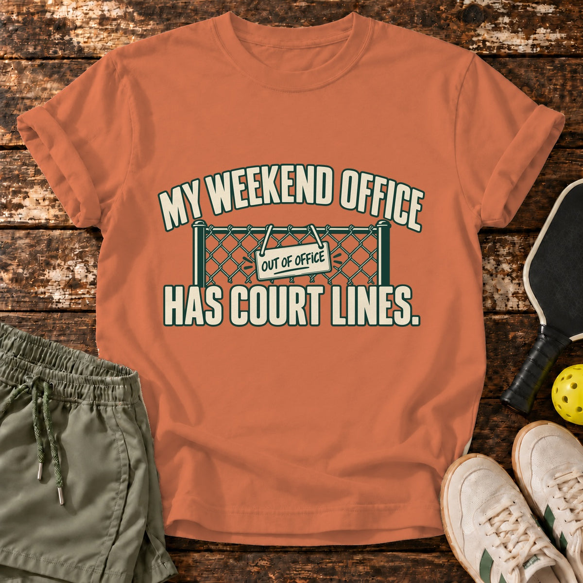 Weekend Office — Heather Orange — corrected right master