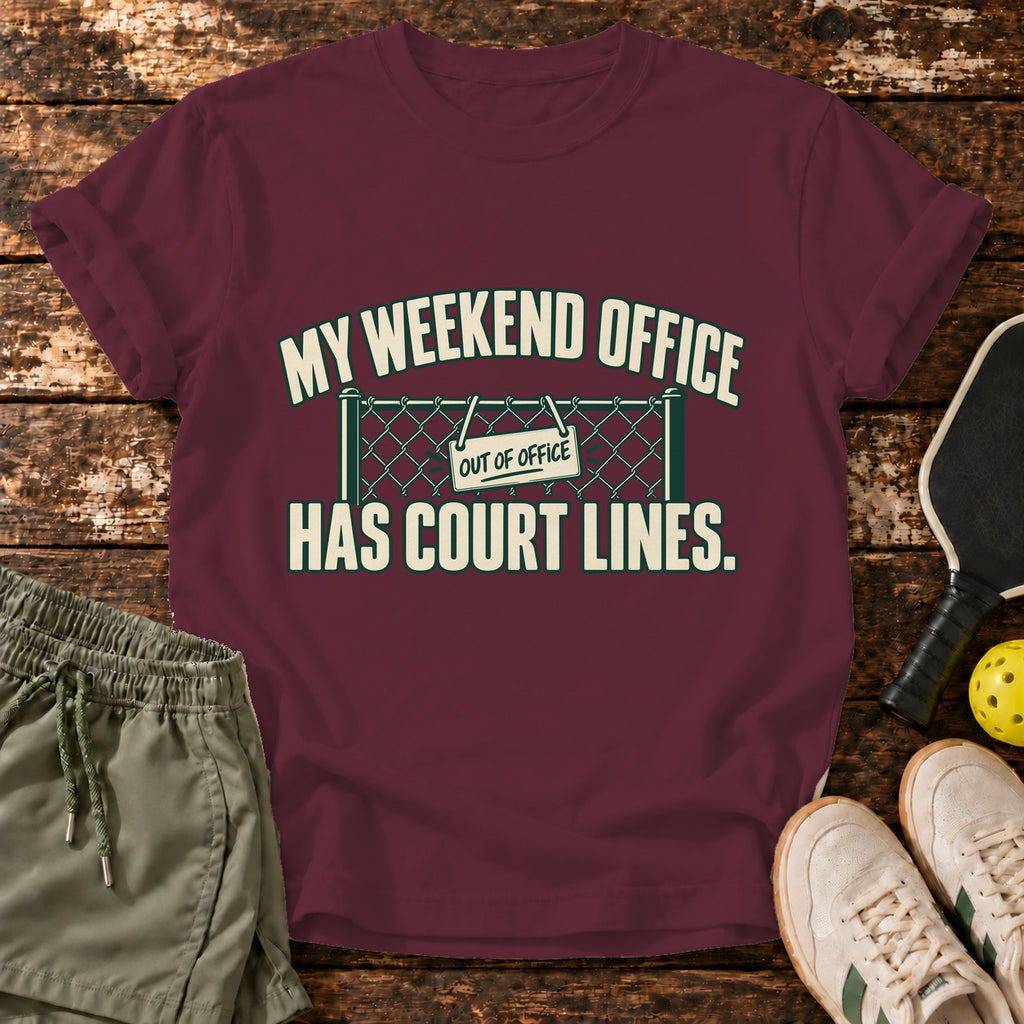 Weekend Office — Maroon — corrected right master